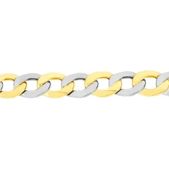 Bracelet Iris Or Bicolore Maille Gourmette