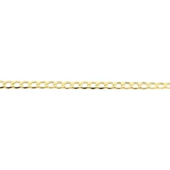 Bracelet Iris Or Jaune Maille Gourmette