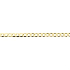 Bracelet Iris Or Jaune Maille Gourmette