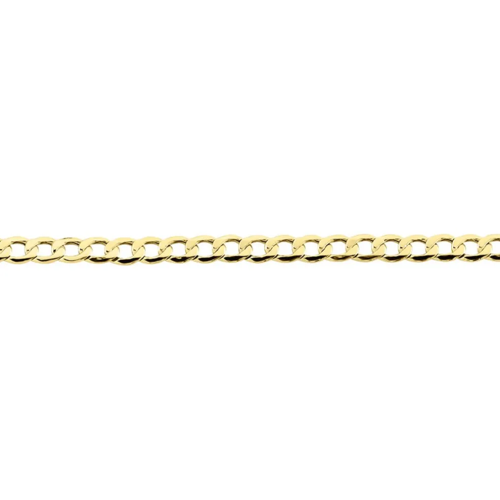 Bracelet Iris Or Jaune Maille Gourmette