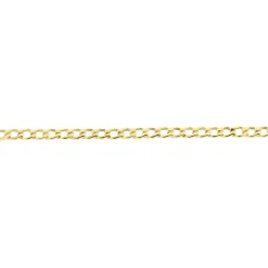 Bracelet Iris Or Jaune Maille Gourmette