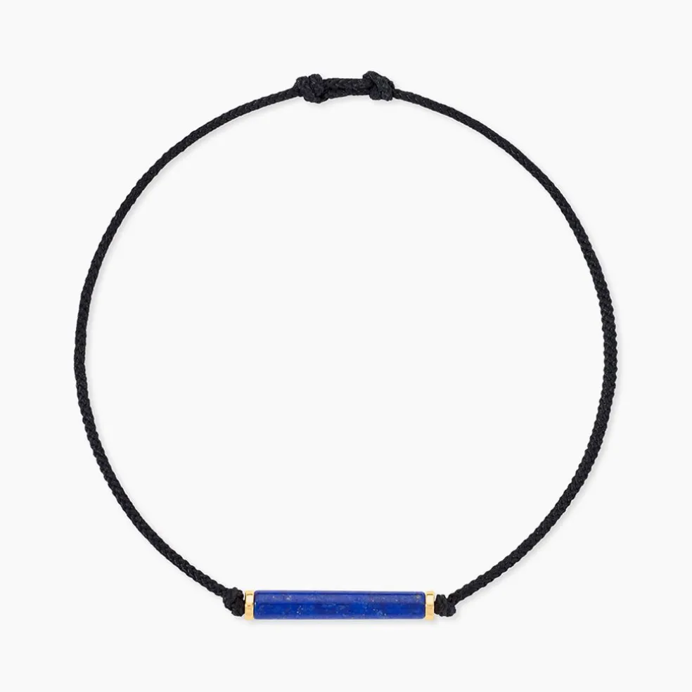 Bracelet Irving Or Jaune Lapis Lazuli