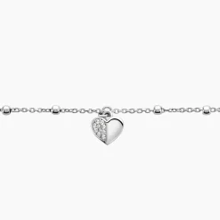 Bracelet Ishane Argent Blanc Oxyde De Zirconium