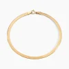 Bracelet Ivria Maille Heringbone Or Jaune