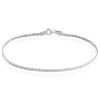 Bracelet Ivy Maille Haricot Or Blanc