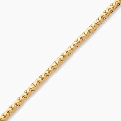 Bracelet Ivy Maille Haricot Or Jaune