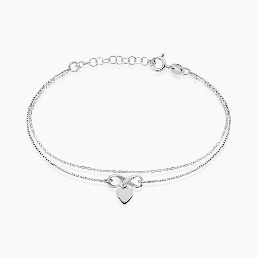 Bracelet Ivylou Argent Blanc