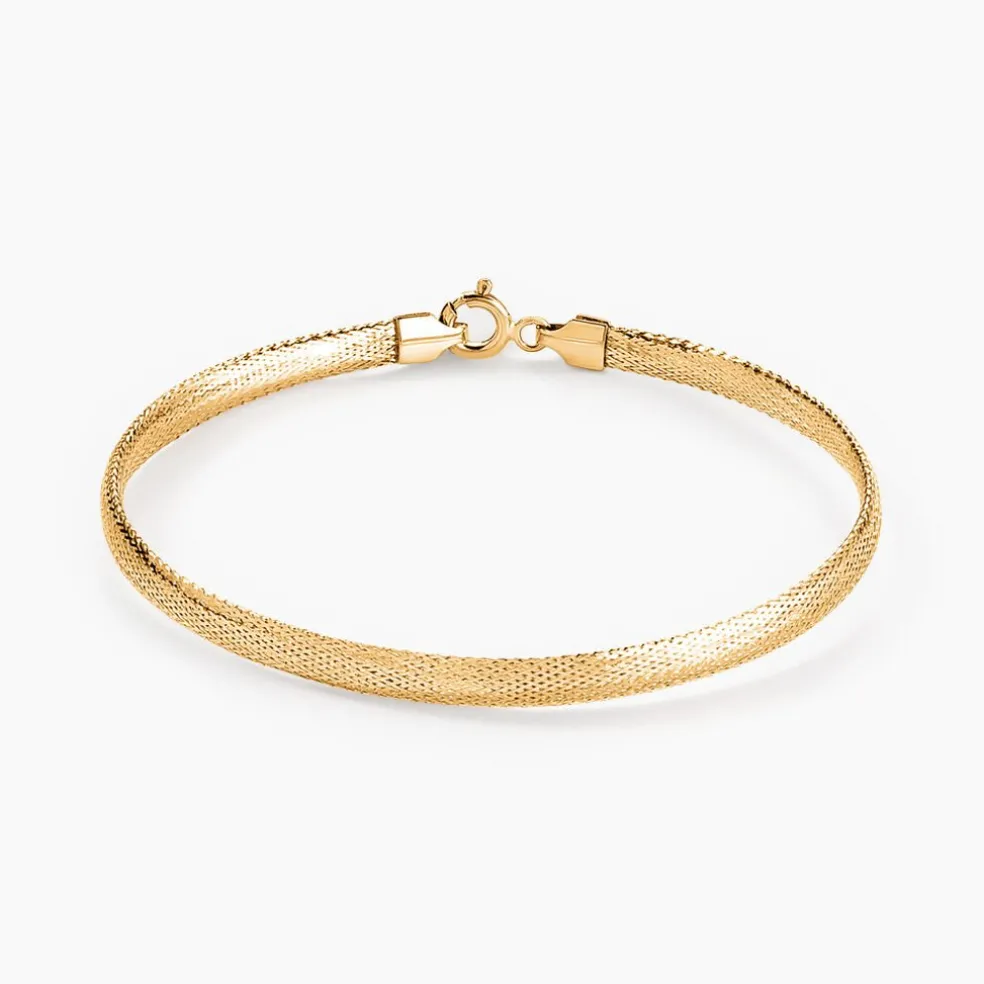 Bracelet Izaro Maille Flex Or Jaune