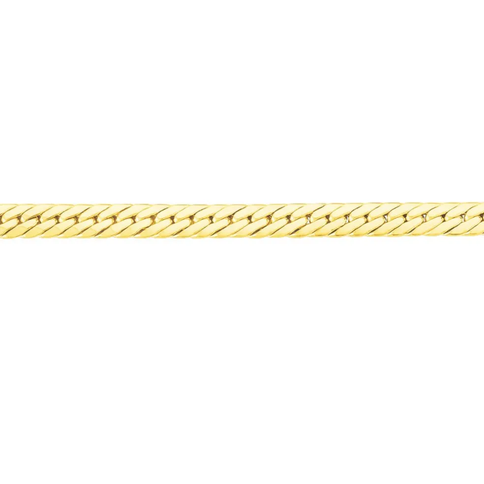 Bracelet Izel Maille Anglaise Or Jaune
