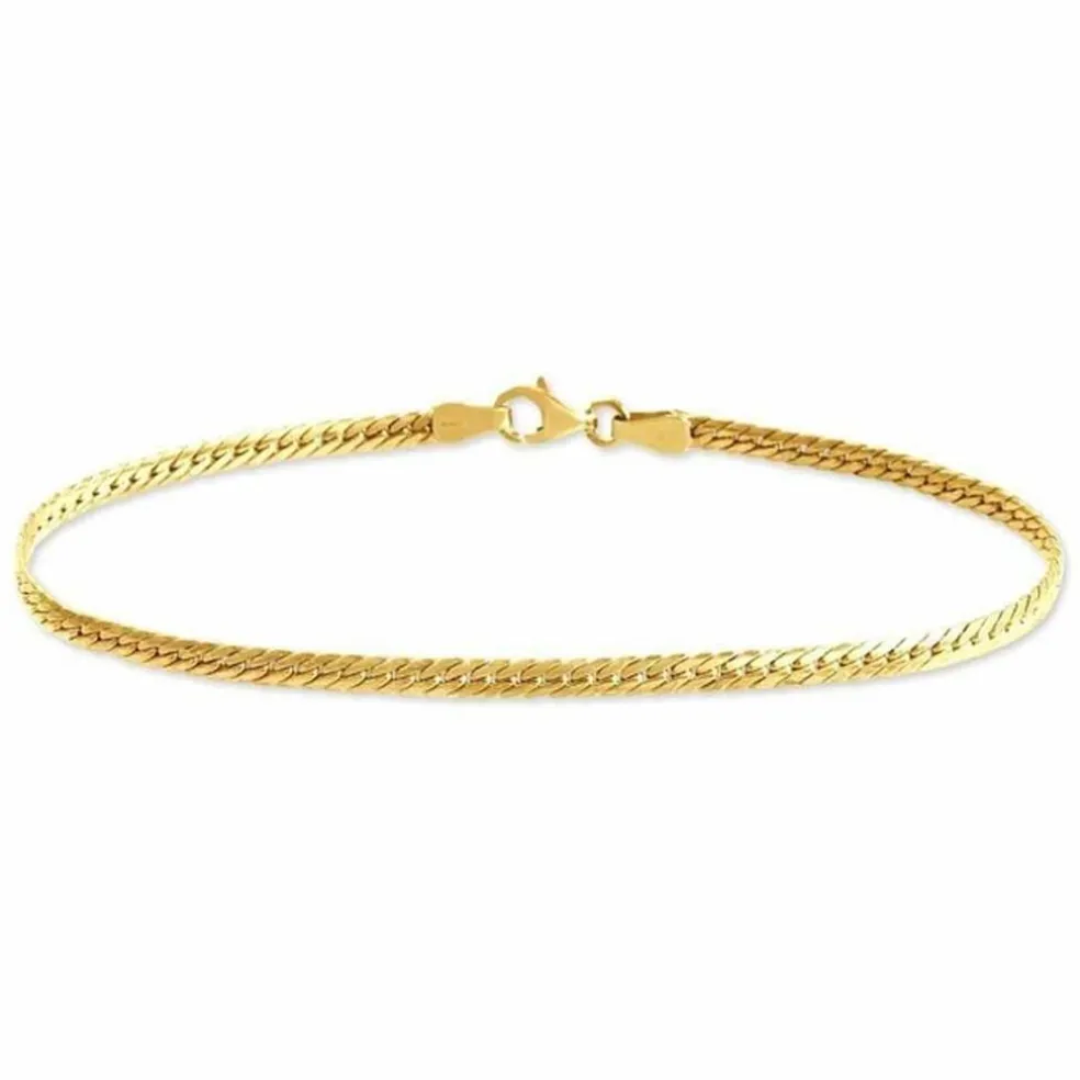 Bracelet Izel Maille Anglaise Or Jaune