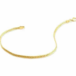 Bracelet Izel Maille Anglaise Or Jaune