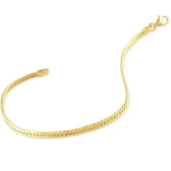 Bracelet Izel Maille Anglaise Or Jaune