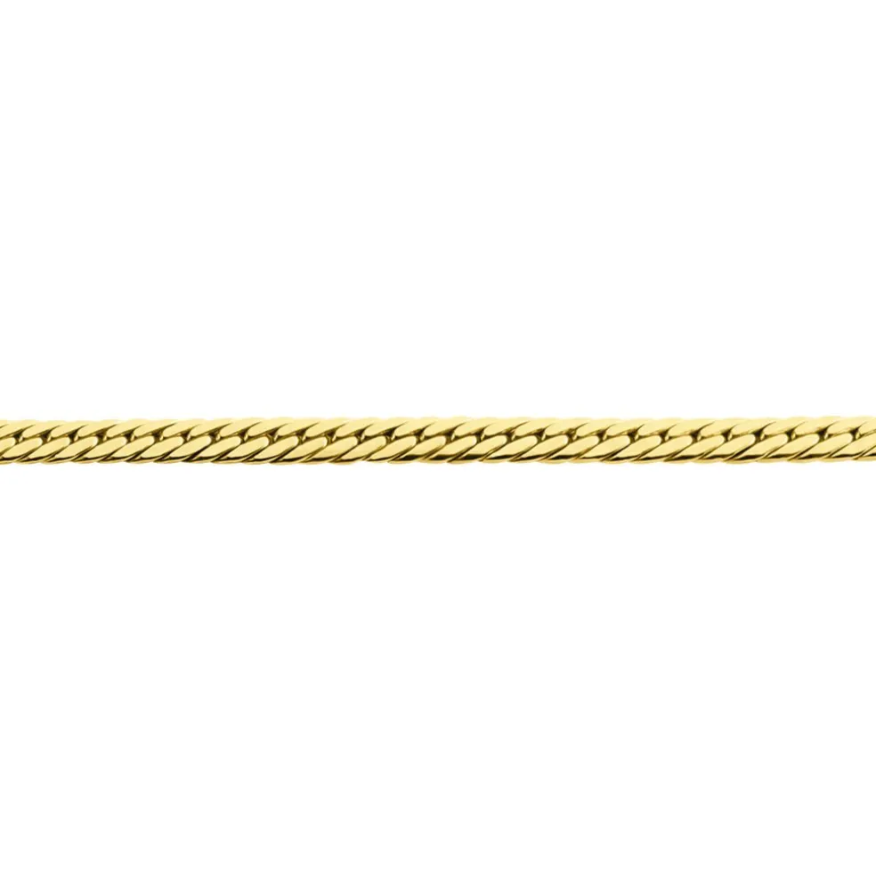 Bracelet Izel Maille Anglaise Or Jaune