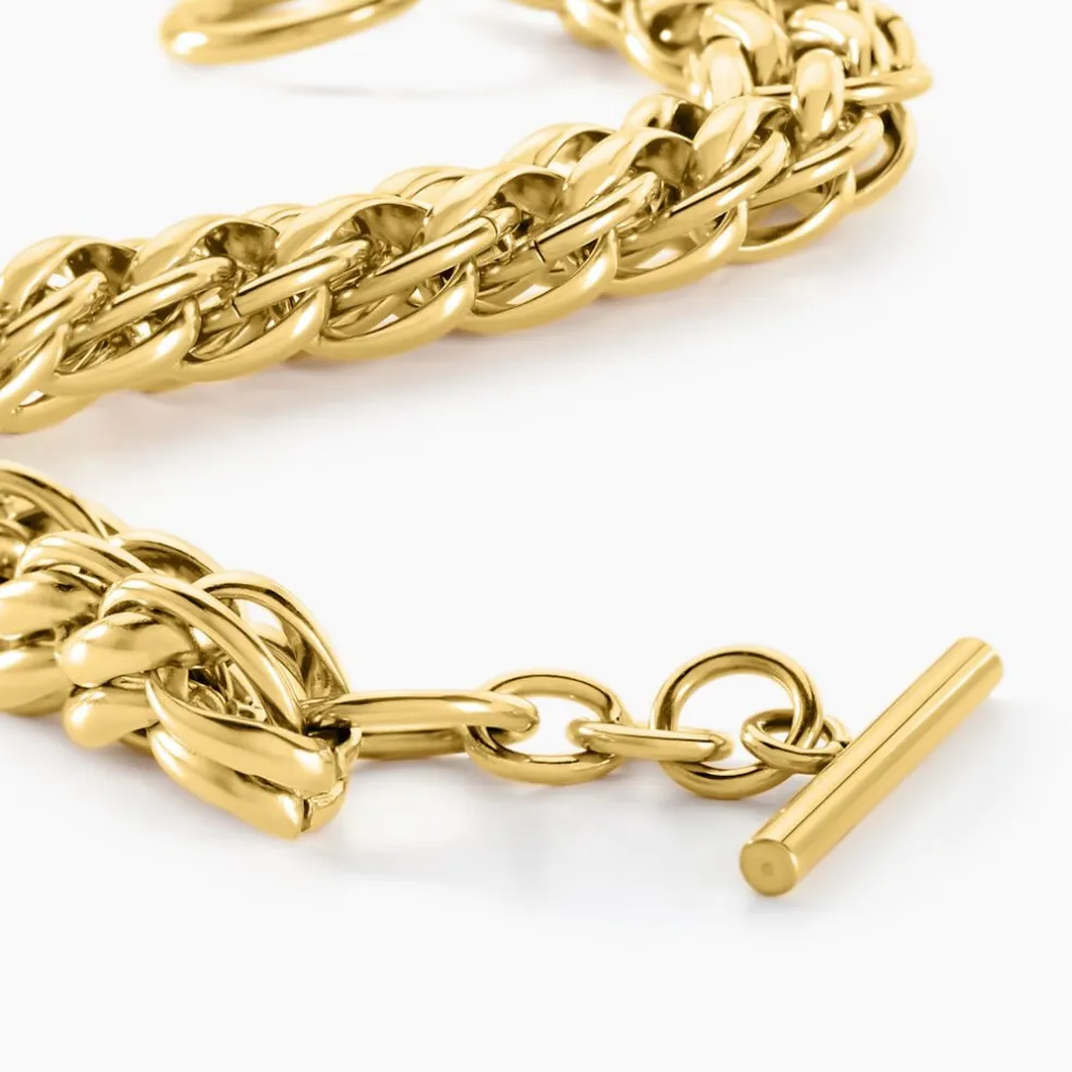 Bracelet Jackie Acier Jaune