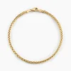 Bracelet Jany Maille Palmier Or Jaune