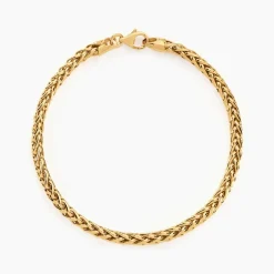 Bracelet Jany Maille Palmier Or Jaune