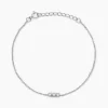 Bracelet Janys Argent Blanc Oxyde De Zirconium
