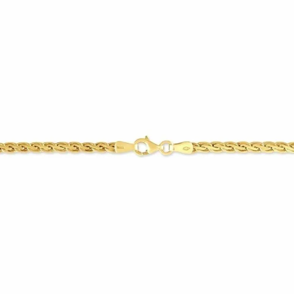 Bracelet Jayna Maille Palmier Or Jaune