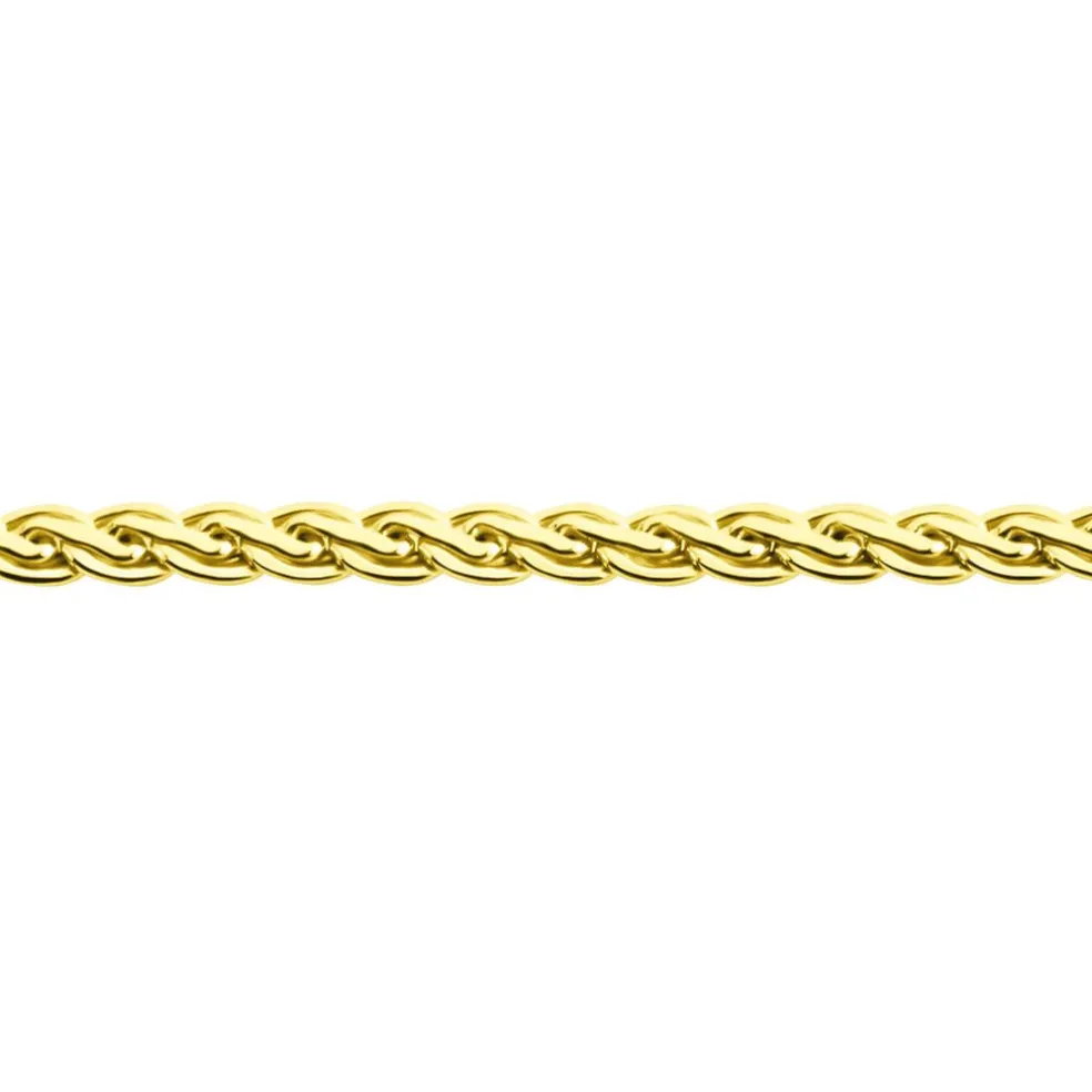 Bracelet Jayna Maille Palmier Or Jaune