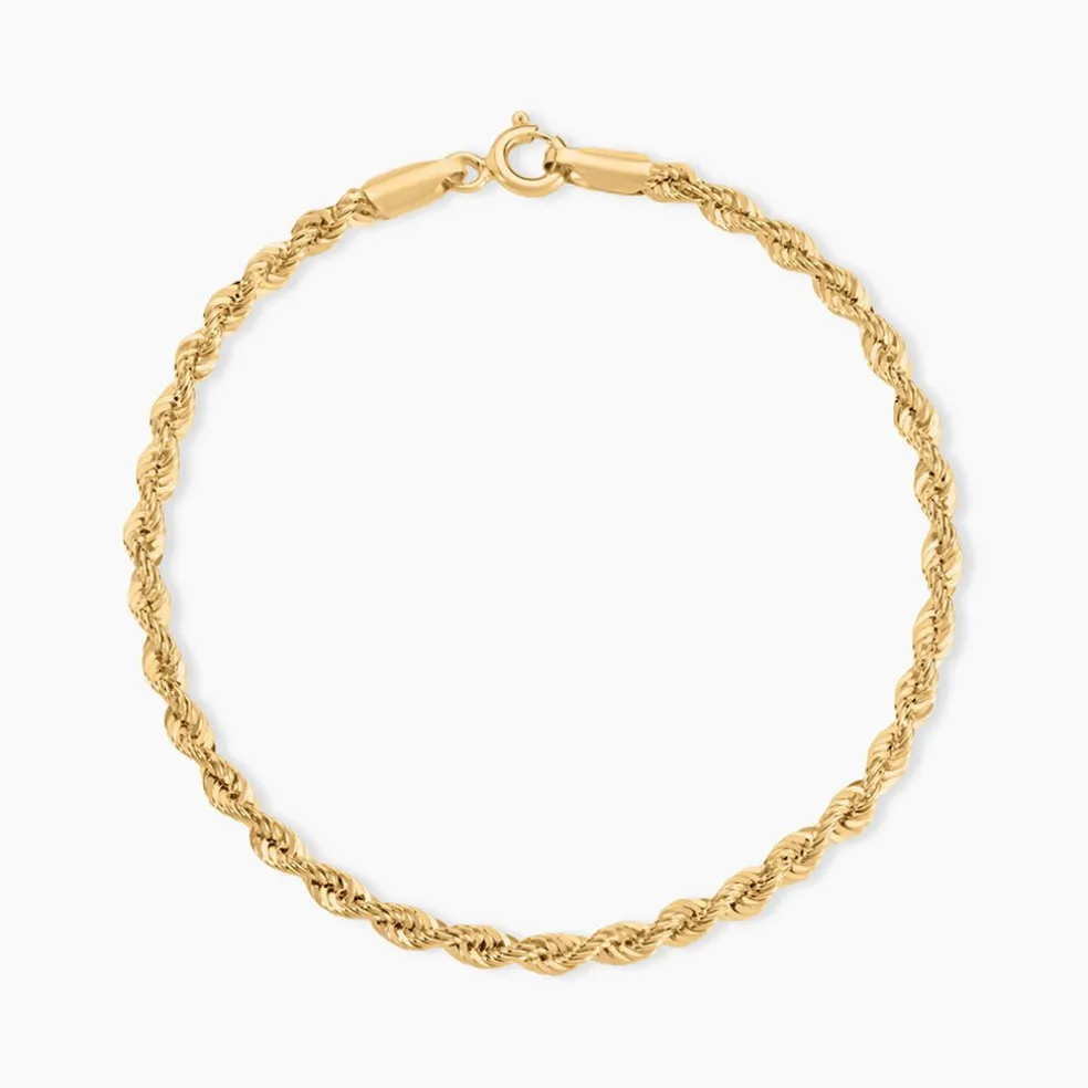 Bracelet Jerry Maille Corde Or Jaune