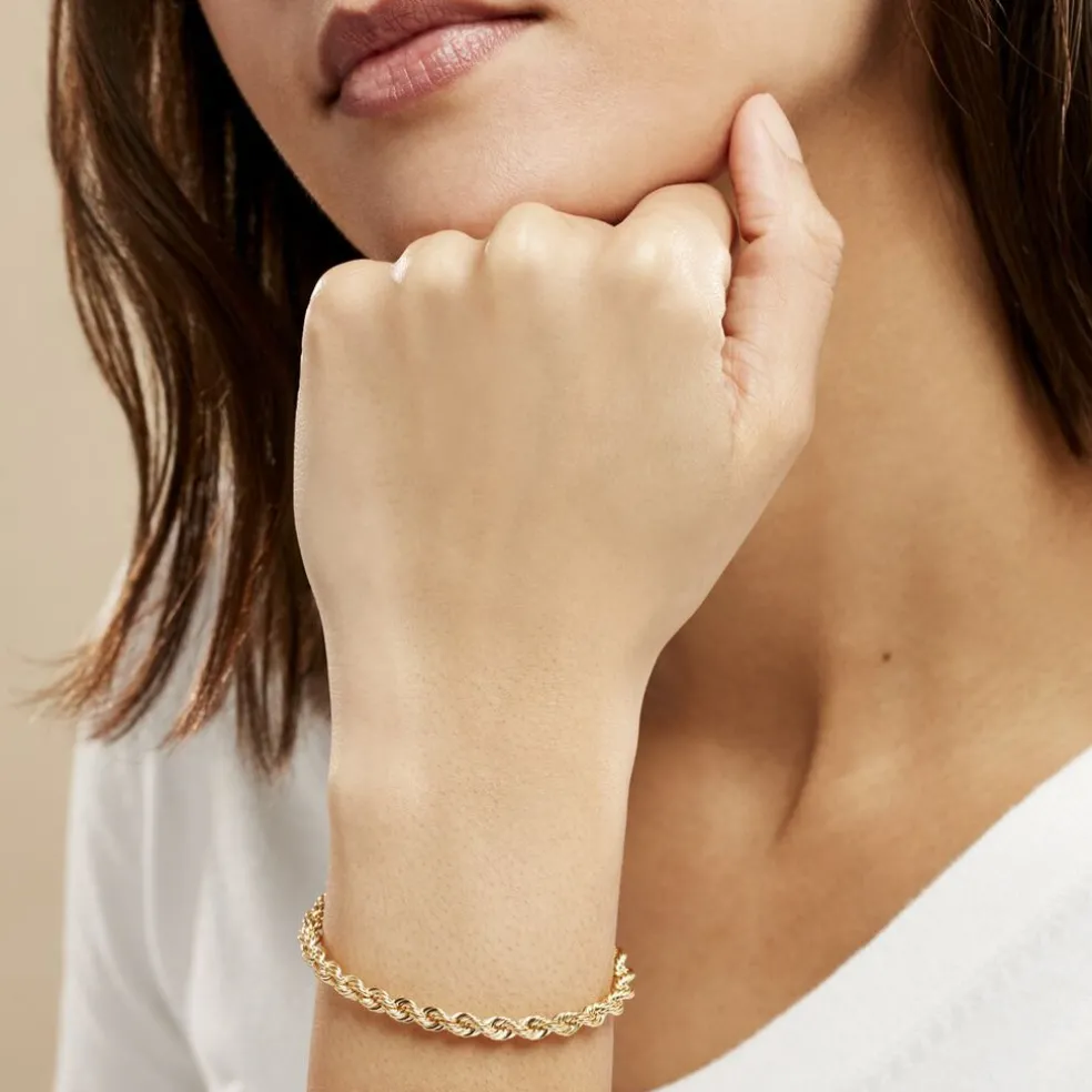 Bracelet Jerry Maille Corde Or Jaune
