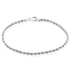 Bracelet Jerry Maille Corde Or Blanc