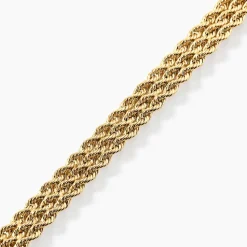 Bracelet Jerry Maille Corde 3 Rangs 1 Or Jaune