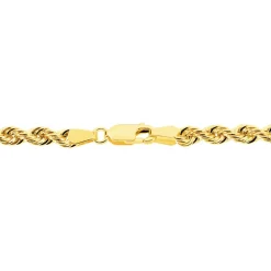 Bracelet Jerry Or Jaune Maille Corde