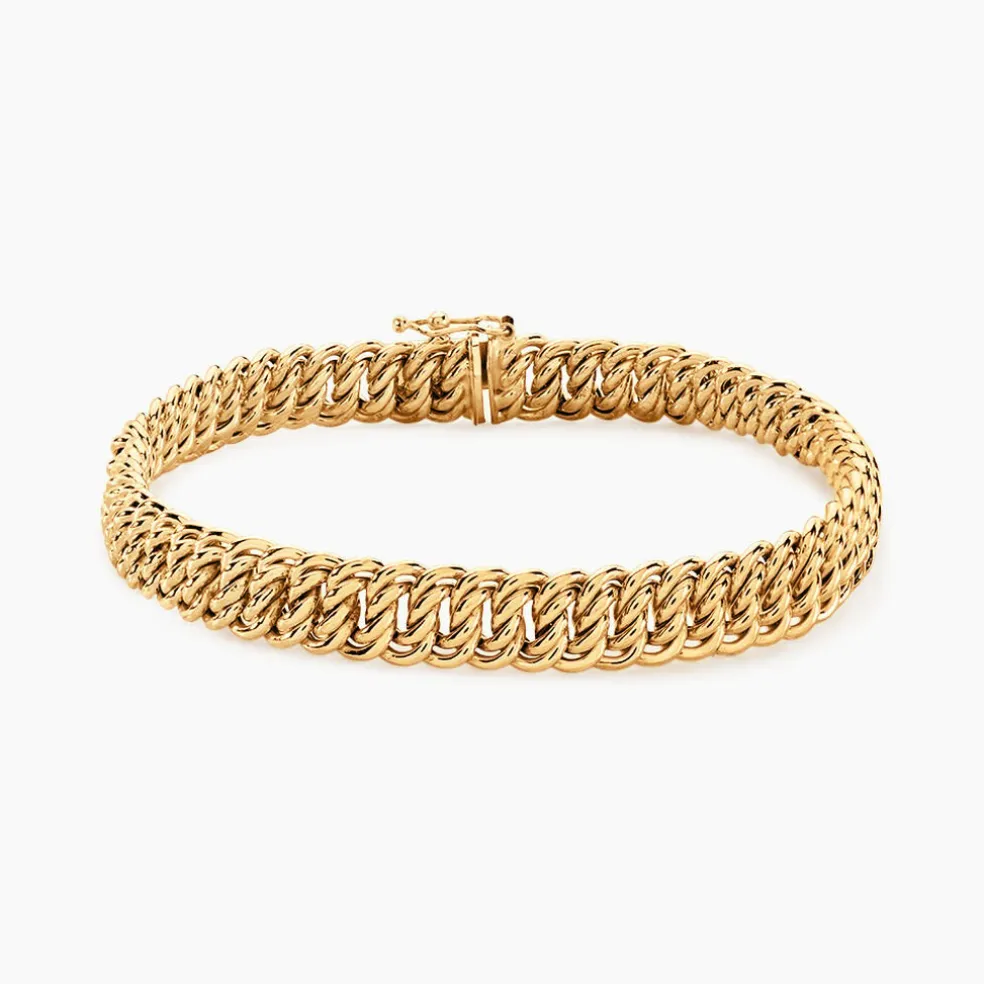 Bracelet Jimmy Maille Americaine Or Jaune