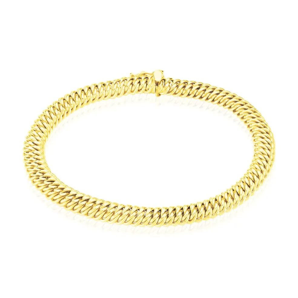 Bracelet Jimmy Maille Americaine Or Jaune