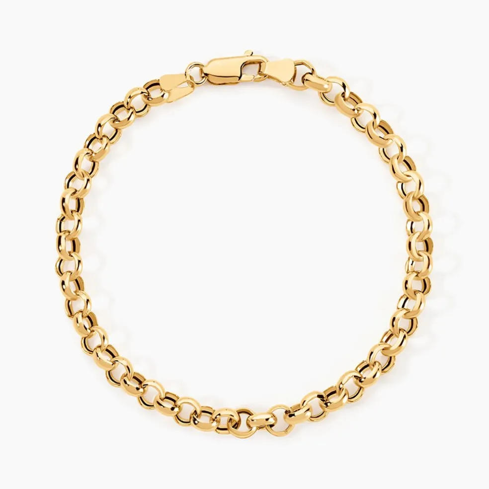 Bracelet Jodie Maille Jaseron Or Jaune