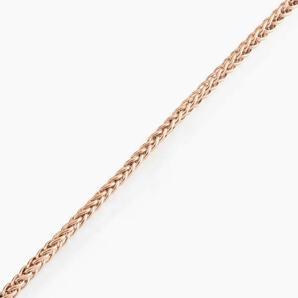 Bracelet Jolien Maille Spiga Or Rose
