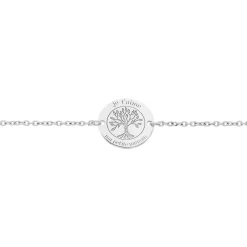 Bracelet Jollene Argent Blanc