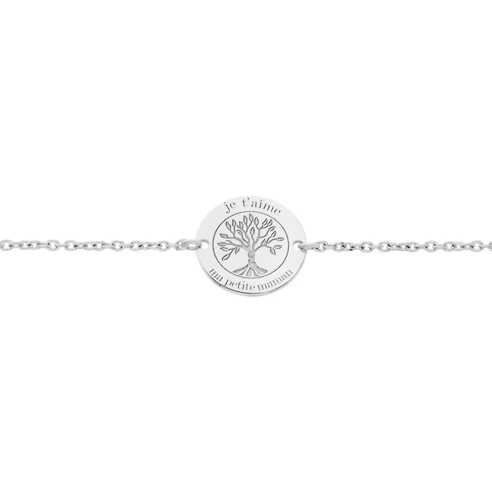 Bracelet Jollene Argent Blanc