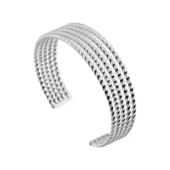Bracelet Jonc Acier Blanc Anthonyn