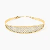 Bracelet Jonc Adonijah Or Bicolore