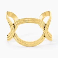 Bracelet Jonc Agostino Acier Jaune