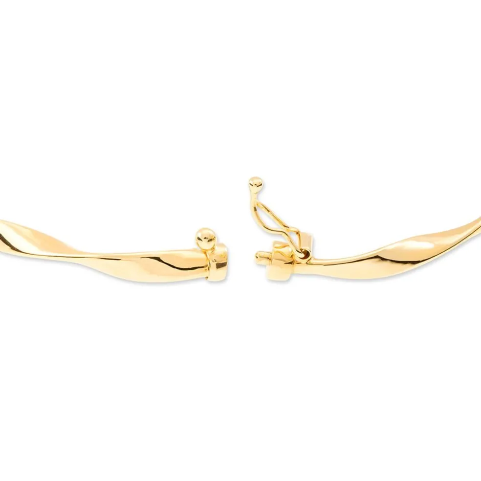 Bracelet Jonc Anaisaae Torsade Or Jaune