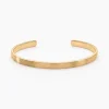 Bracelet Jonc Ensoleillée Plaqué Or Jaune