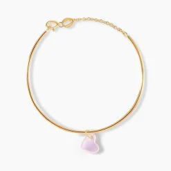 Bracelet Jonc Ida Coeur Or Jaune