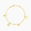 Bracelet Jonc Taola Argent Doré
