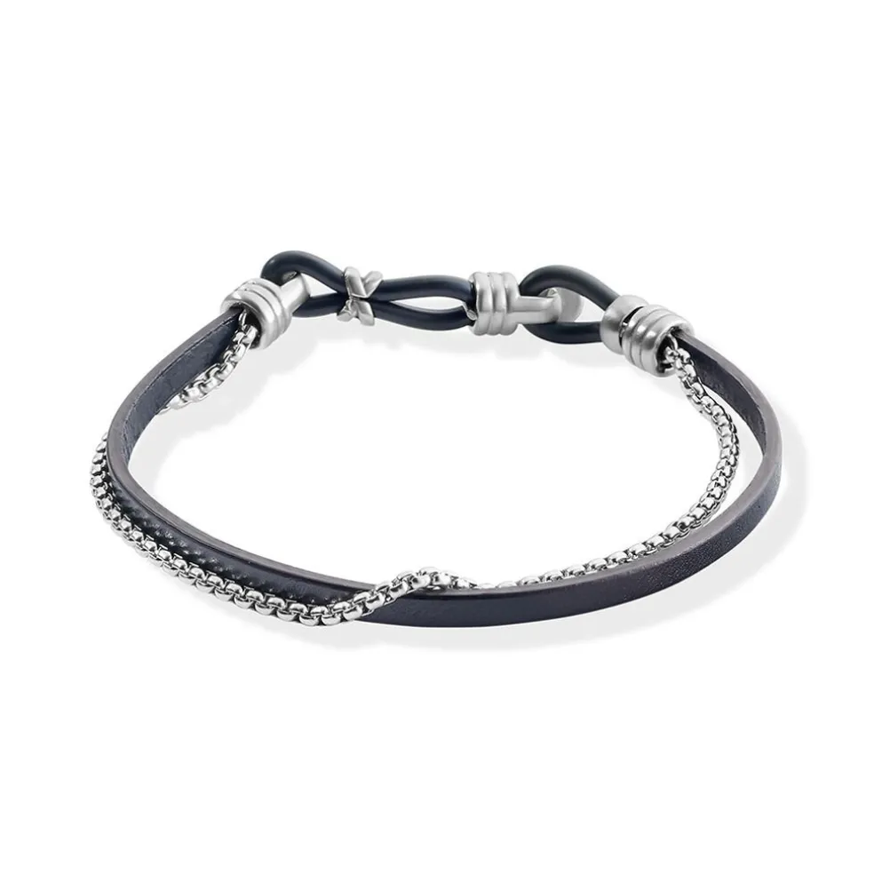 Bracelet Jourdan Arpad Acier Argenté