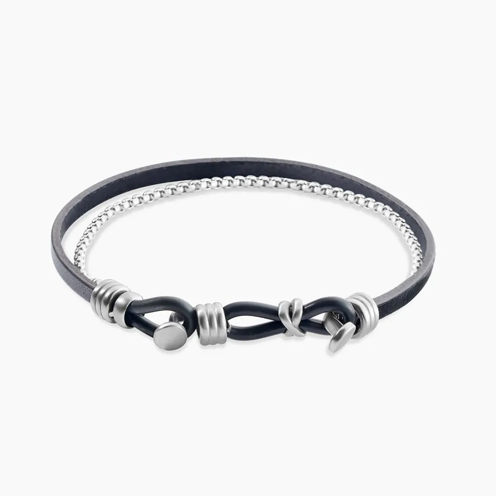 Bracelet Jourdan Arpad Acier Argenté