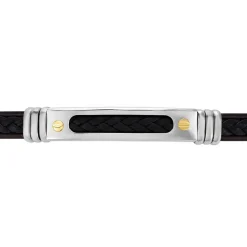 Bracelet Jourdan Cuir Noir