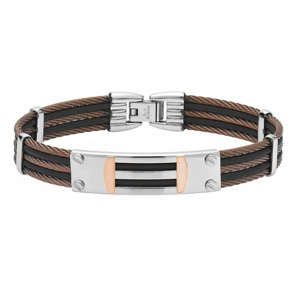 Bracelet Jourdan Leonilde Acier Bicolore