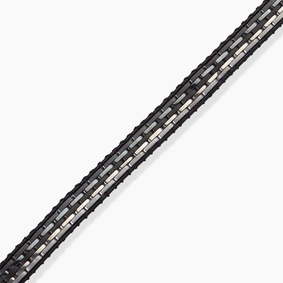 Bracelet Jourdan Orion Acier Noir