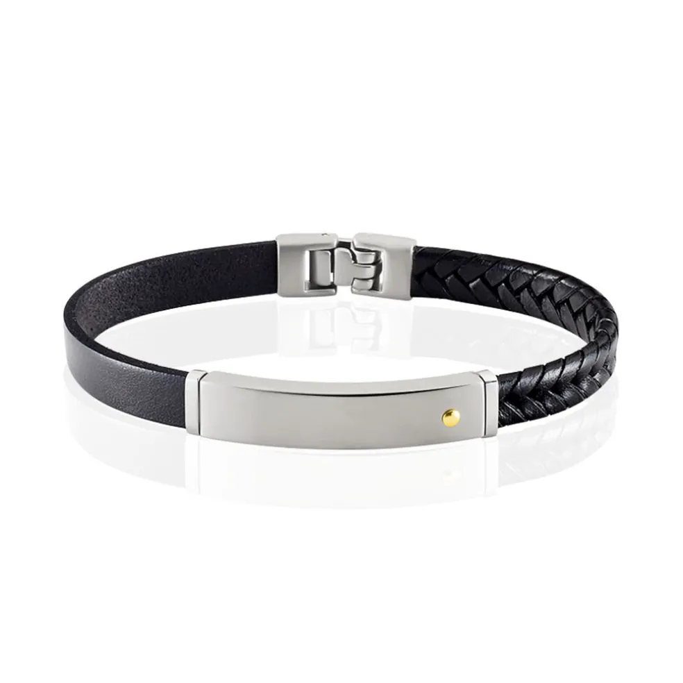 Bracelet Jourdan Vittorio Acier Blanc