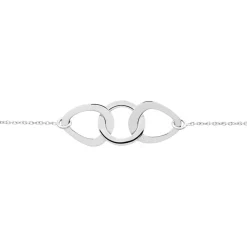 Bracelet Joy Argent Blanc