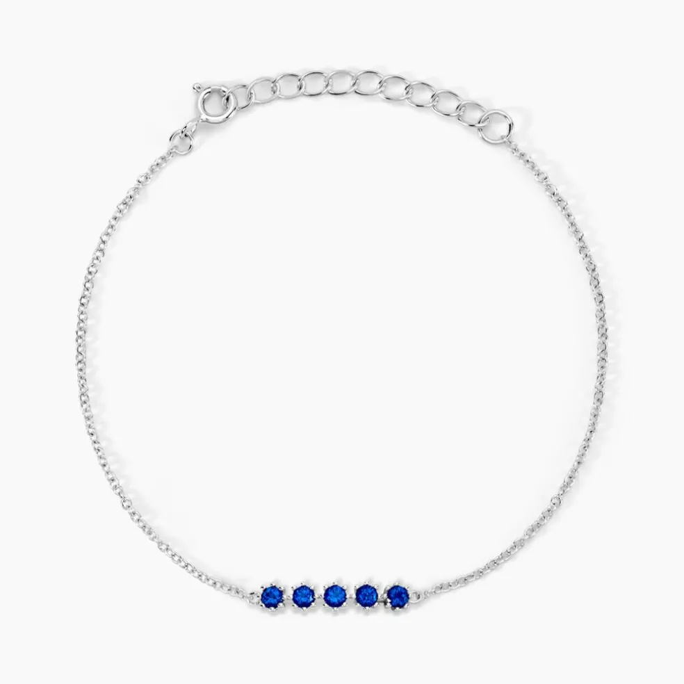 Bracelet Karrie Argent Blanc Oxyde De Zirconium