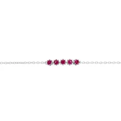 Bracelet Karrie Argent Blanc Oxyde De Zirconium